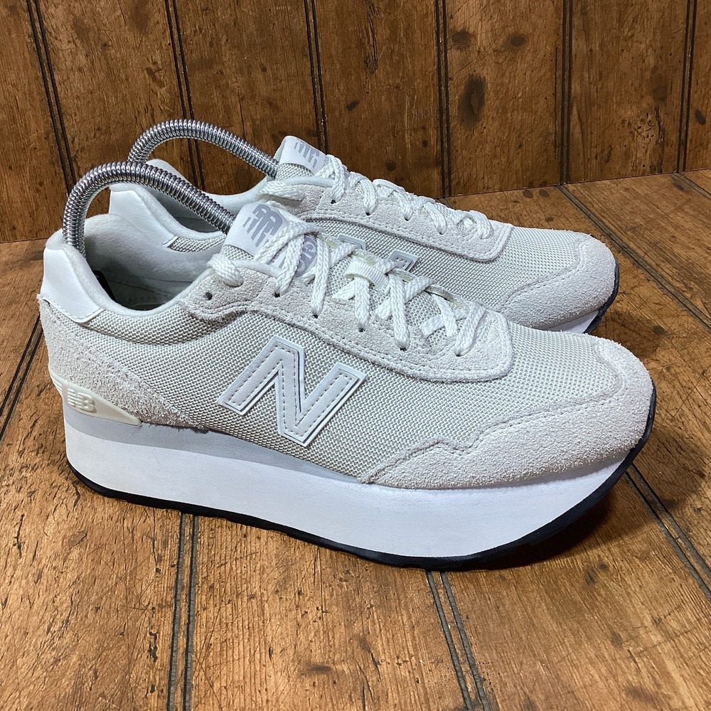 New Balance 515H Platform Shoes Womens Size 9 B White White Lifestyle WL515HWH